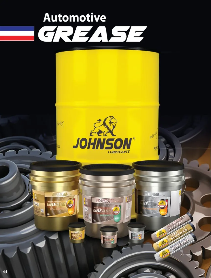 Johnson automotive grease range