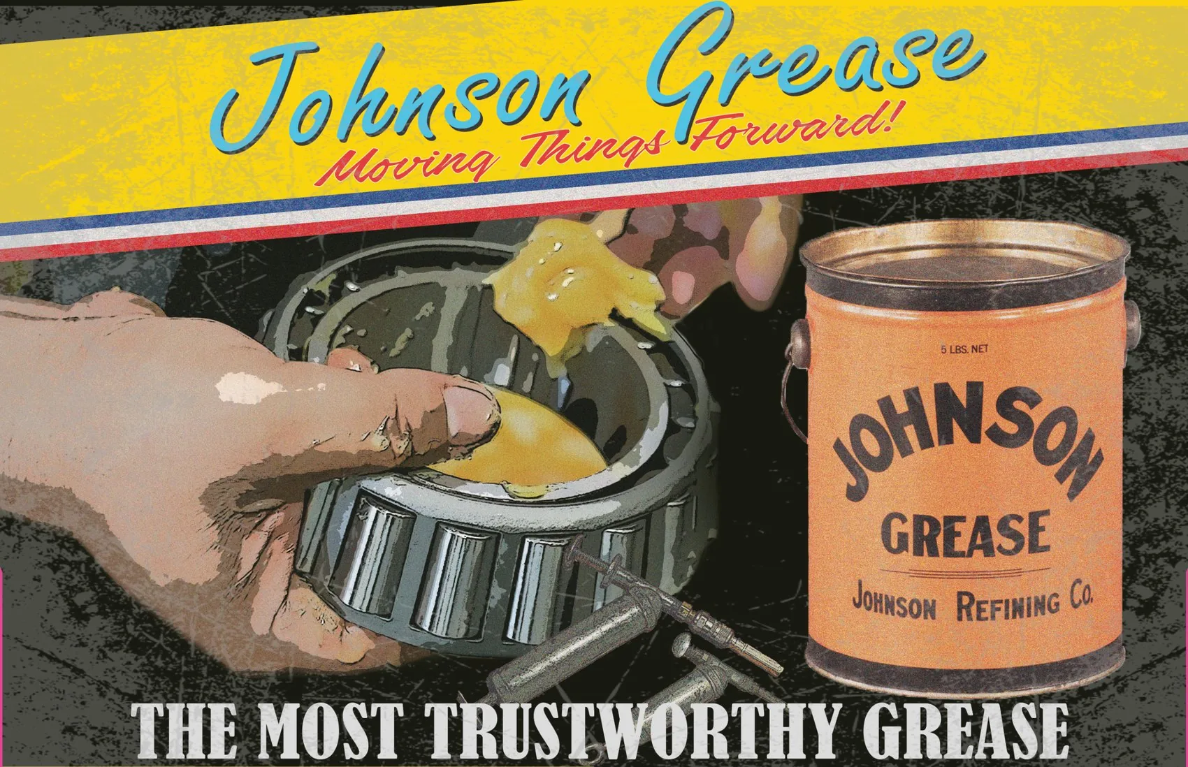 Johnson grease product spread